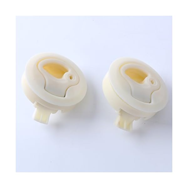 Amarine-made-White-2-Flush-Pull-Slam-Latch-for-Boat-Deck-Hatch-14-Door-Locking-Style