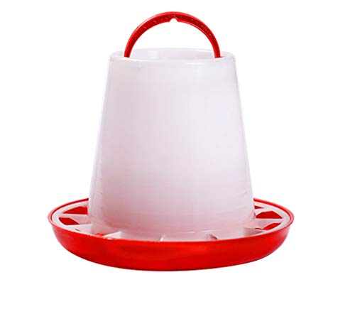 DONGY 1.5kg Thickened Food Bucket Chicken Feed Automatic Chicken Feeder Plastic Chicken Equipment Supplies for Chicken Duck and Poultry 1815cm