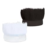 Beistle Hairy Headband, Black with Beistle Hairy Headband, White