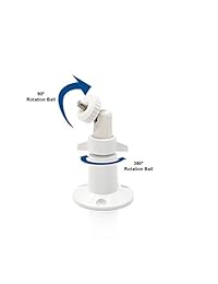 Sully Kit de accesorios para cámara Arlo Pro y Pro2 con (2 piezas) Arlo Pro y Pro2 Skins y (2 unidades) Blanco, 3.9 in Arlo cámara Mount Arlo Netgear Seguridad Wireless Covers Case Outdoors Wall Adjustable Pro 2
