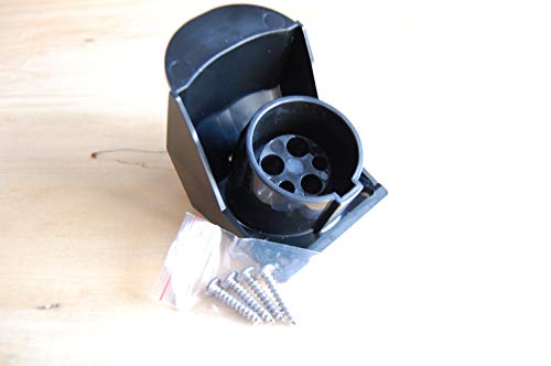 J1772 EVSE electric car holster plug holder dock with cable hook