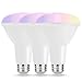 LOHAS Smart LED Bulbs, Multicolored WiFi LED Lights, BR30 Dimmable Recessed Light Bulbs, No Hub Required, 75W-80W Equivalent Flood Light, Compatible with Amazon Alexa and Google Assistant, 3 Pack