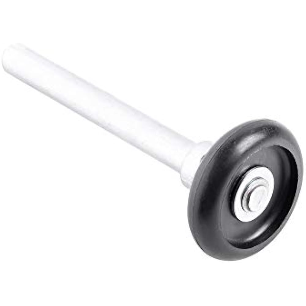 Home Master Hardware 13/4" Nylon Garage Door Rollers With Stems Zinc