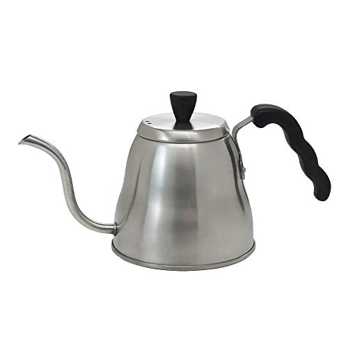 Hario V60 Jino Stainless Steel Gooseneck Coffee Kettle, Stovetop (1.1 liter/effective 0.8 liter) Hario V60 Jino Stainless Steel Gooseneck Coffee Kettle, Stovetop (1.1 liter/effective 0.8 liter)