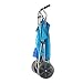 Seina All-Terrain Beach Cart Wheeler with Big Wheels for Sand | All Terrain Cart, Wide Wheels, Cart for Beach, Beach Caddy, Beach Trolley, Large, Para la Playa, Sand Cart, Collapsable, Compact, | Blue