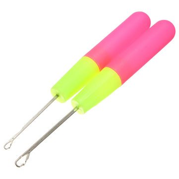 Plastic Crochet Hooks - Knit Hook - Crochet Needle Set - Wooden Crochet Hooks - Hook Needle - Crochet Knitting Needles - Crochet Knit - Plastic Handle Crochet Hook Interlocking Braid Needle (Random)