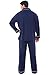 Alexander Del Rossa Men's Lightweight Button Down Pajama Set, Long Cotton Pjs, Large Navy Blue (A0714MBLLG)