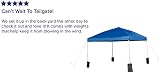 Flash Furniture 10x10 Blue Pop Up Canopy Tent with Sandbags & Wheeled Case view 6