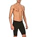 Arena Men's Board Race Polyester Solid Jammer Swimsuit - Black/Metallic Silver,32
