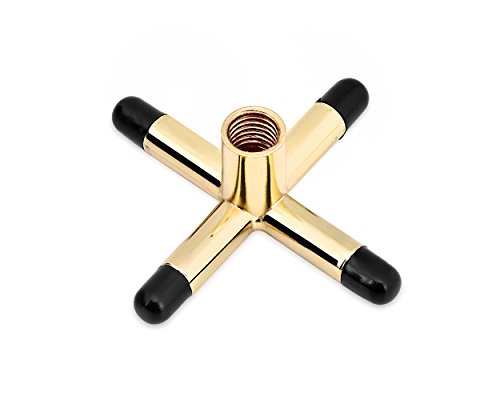 Ace Select Set of 2 Billiard Brass Bridge Heads Pool and Snooker Cross and Spider Cue Rests