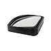 Senzeal 2x Rear View Mirror Fan Shape Reverse Auxiliary Wide-angle Lens 360° Adjustable Blind Spot Mirror Black