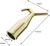 Trade Access Panels Wooden Pole Brass Hook 1.18m for Skylight Loft Hatch Blinds view 4