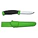 Morakniv Companion Fixed Blade Outdoor Knife with Carbon Steel Blade, 4.1-Inch, Military Green
