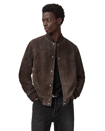AllSaints Stafford Bomber, marrón (Woodland Brown), S