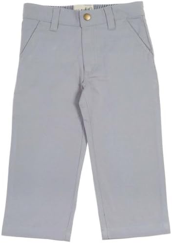 All Navy Boys Long Pants In Straight Cut With Flat Front with Various Colors