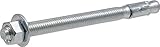 The Hillman Group 370986 Wedge Anchor, 3/8 X 5-Inch, 10-Pack