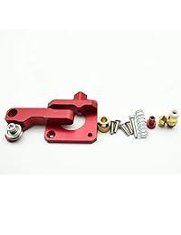 Extrusor de bloque de aleación de aluminio para impresora 3D MK8 de 0.069 in, filamento para Creality 3D Ender 3,CR 7,CR 8, CR 10, CR 10S, CR 10 S4, y CR 10 S5 con boquilla extra de 0.016 in
