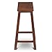Civet Home Saddle Stool, 24, Walnut