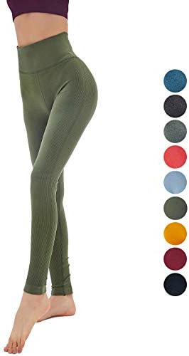 Dutte Dutta Women's Yoga Pants High Waist Tummy Control Workout Leggings