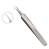 Facial Blemish Blackhead Tweezer,eTTgear Blackhead Remover Tools Natural Acne Treatment Extractor Acne Free Removal(Oblique Mouth)