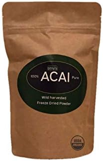 OriginAcai Organic ACAI Powder (Freeze-Dried) Non-GMO, RAW, Vegan - 4oz