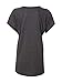 Bella womens Flowy Raglan T-Shirt(B8801)-DRK GREY HEATHER-L
