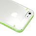 CyberStyle(TM) For iPhone 5/5S Luminous Glow in the Dark Hard PC Back Cover Case w/ Green TPU Frame + Free Clear Screen Protector