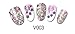 48pcs Nail Sticker White Black Water Decal Sexy Lace Flower for DIY Tips Nails Styling Tools Nail Decorations