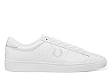Fred Perry Court Spencer Leather Sneaker, White, 3