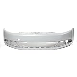 CarPartsDepot, Front Bumper Cover 4D Primered w/o PDC Washer Holes Assembly, 352-452254-10-PM VW1000190 5C6807217GRU