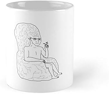 Big Brain Wojak 11oz Mug Great Gift For Family And Friends Amazon Ca Home Kitchen