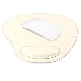 Londo Leather Oval Mousepad with Wrist Rest