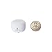INSIQ World's Smallest Portable Bluetooth Speaker - Great Audio Quality for its Size - 30+ Feet Range - Photo Selfie Button Answer Phone Calls Compact Compatible with Latest Phone Software (White)
