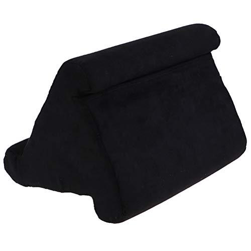 CoscosX Soft Pillow Stand,Universal Multi-Angle Pillow Lap Stand Holder,Multifunction Hands Free Tablet Computer Stand Rest Cushion Crib Knee/Desk for Pads,eReaders,Smartphones,Books,Magazine,Black - Thumbnail 2