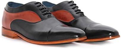 Ninety9steps Men's Classic and Fashion Leather Oxford Lace-Up Classic Formal Shoes
