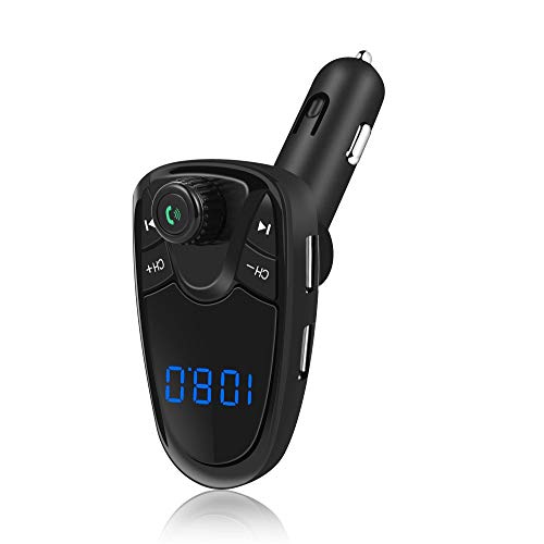 Bluetooth FM Transmitter Car Charger FM MP3 Players Modulator Handsfree Dual USB Charger Support TF Card U Disk