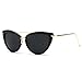 AEVOGUE Sunglasses For Women Cat Eye Frame Metal Temple Brand Designer AE0269