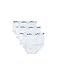 Feathers Boys Solid White Snug Fit Tagless Briefs Underwear - 100% Cotton Super Soft Briefs (3/pack)
