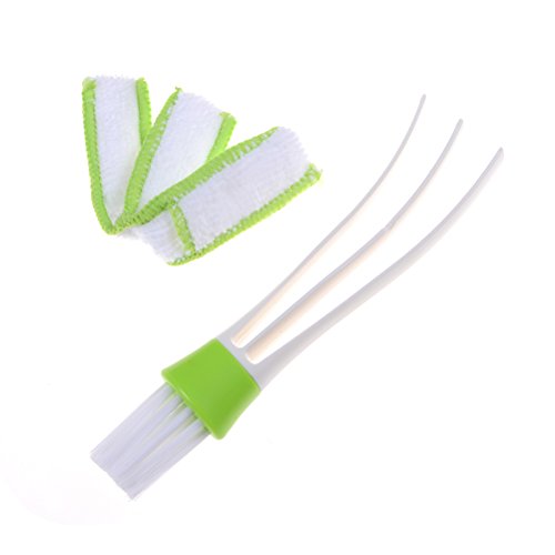 3Pcs Mini Duster for Car Air Vent Automotive Air Conditioner Cleaner Brush for Keyboard Window - Thumbnail 4