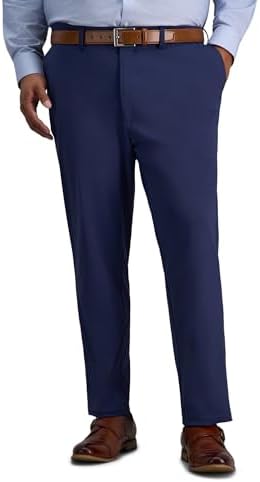 navy blue dress pants big and tall Antonio Parillo Suit Separate Pant Navy Pinstripe 48 / Flat Front / Regular