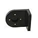 uxcell Plastic Right Angle Bracket Wall Mount Security Shelf for Dome Camera Black