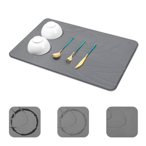 Snuggery Large Stone Drying Mat for Kitchen Counter - 24