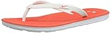 Nike Womens Solarsoft Thong II Sandal White/White/Bright Crimson 11