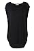 GLOSTORY Women's Off Shoulder Tops Women Casual Tee Shirts and Blouses 1667 (XL, Black)