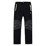 Jingle Bongala Boys Girls Waterproof Hiking Pants Outdoor Winter Ski Pants Fleece Lined