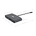 CalDigit Thunderbolt 3 Mini Dock - Portable, Bus Powered, Non Charging, 40Gbs, Dual 4K Display Adapter, USB 3.0/2.0 and Gigabit Ethernet LAN for Thunderbolt 3 Mac and PC (Dual DisplayPort 1.2, Black)