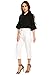 Zeagoo Women High Waist Zip Fly Solid Slim Work Casual Capri Pants