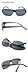 Duco Semi Rimless Sunglasses For Prescription Glasses Unisex Polarized Sunglasses 8953T (Gunmetal Frame Gray Lens, Lens Height-40MM)