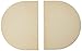 Primo 324 Ceramic Heat Reflector Plates for Primo Oval XL Grill, 2 per Box