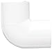 GF Piping Systems PVC Pipe Fitting, 90 Degree Elbow, Schedule 40, White, 1/2